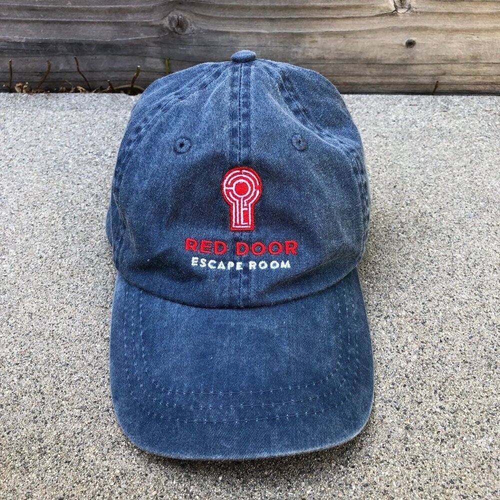 FAHRENHEIT Red Door Escape Room Hat Men's Baseball Dad Cap Adjustable Blue​​
